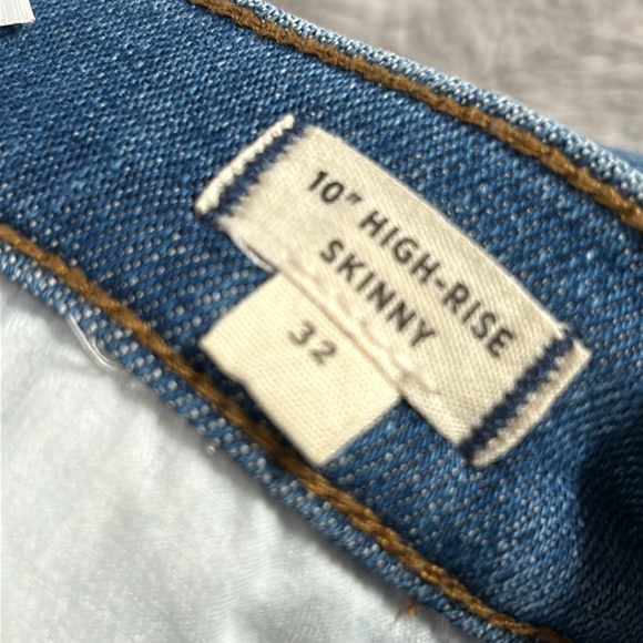 Madewell 10” high-rise ankle skinny jeans, size 32 - Picture 5 of 9